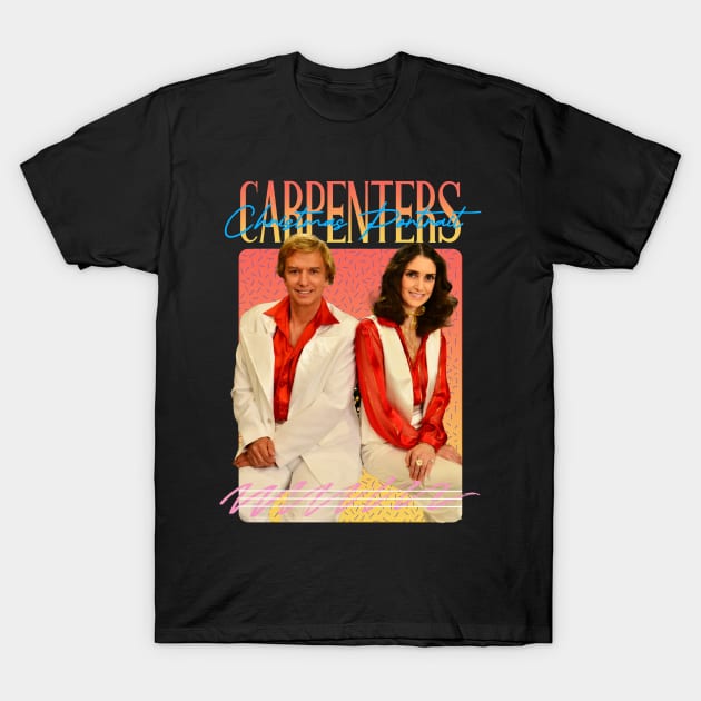 The Carpenters 1978 Christmas Portrait Aesthetics T-Shirt by Ihkwan Art